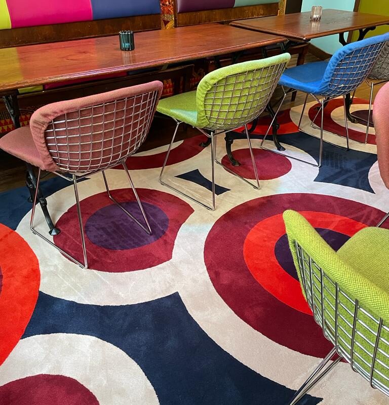 Tapis tufté main, Hotel le petit moulin , Paris