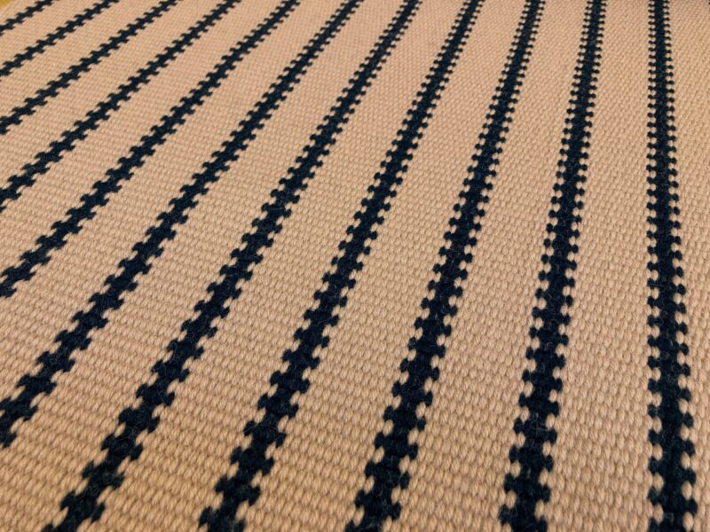 Flatweave Stair runner, Stripes ZIP18, Miel