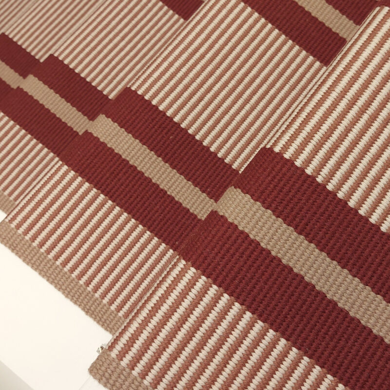 Flatweave Stair Runner, PNT31 Terracotta